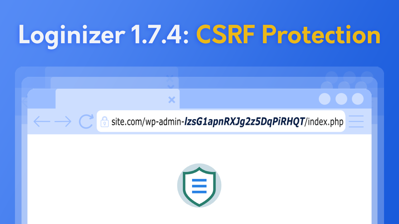 Loginizer CSRF Protection