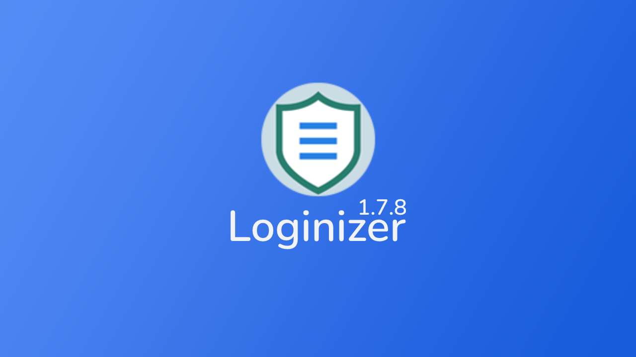 Loginizer 1.7.8 Launched