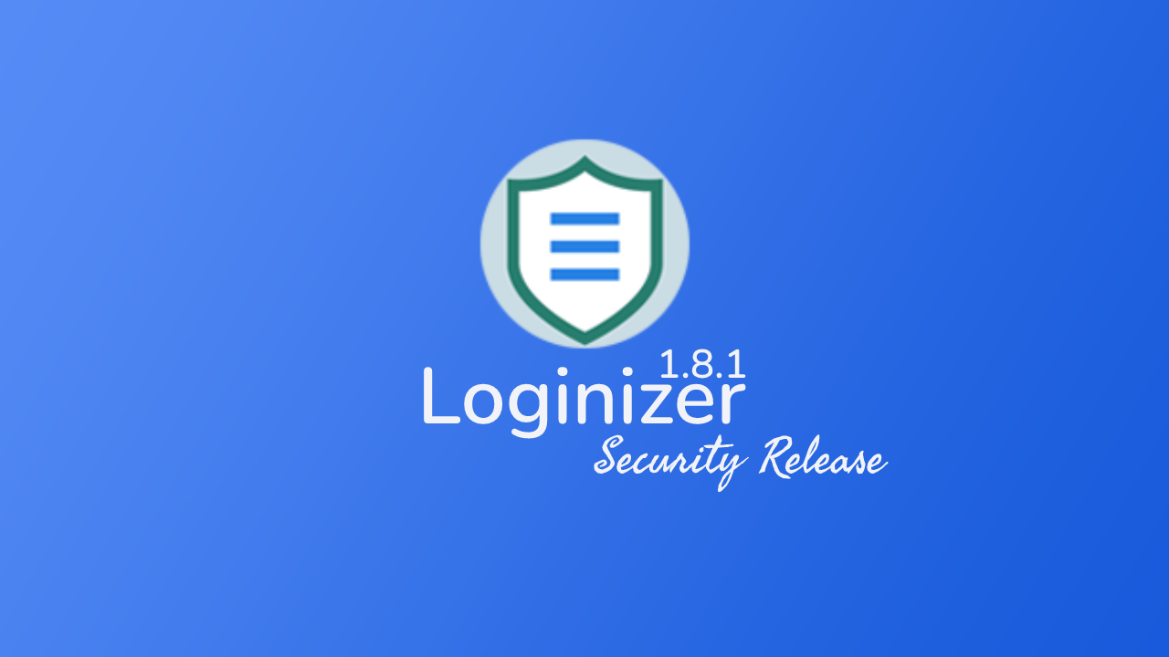 Loginizer 1.8.1 Launched