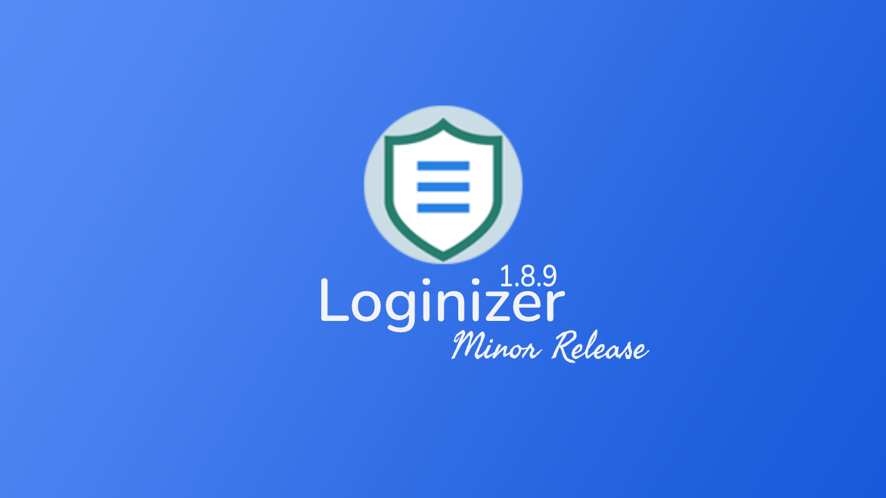 Loginizer 1.8.9 Launched