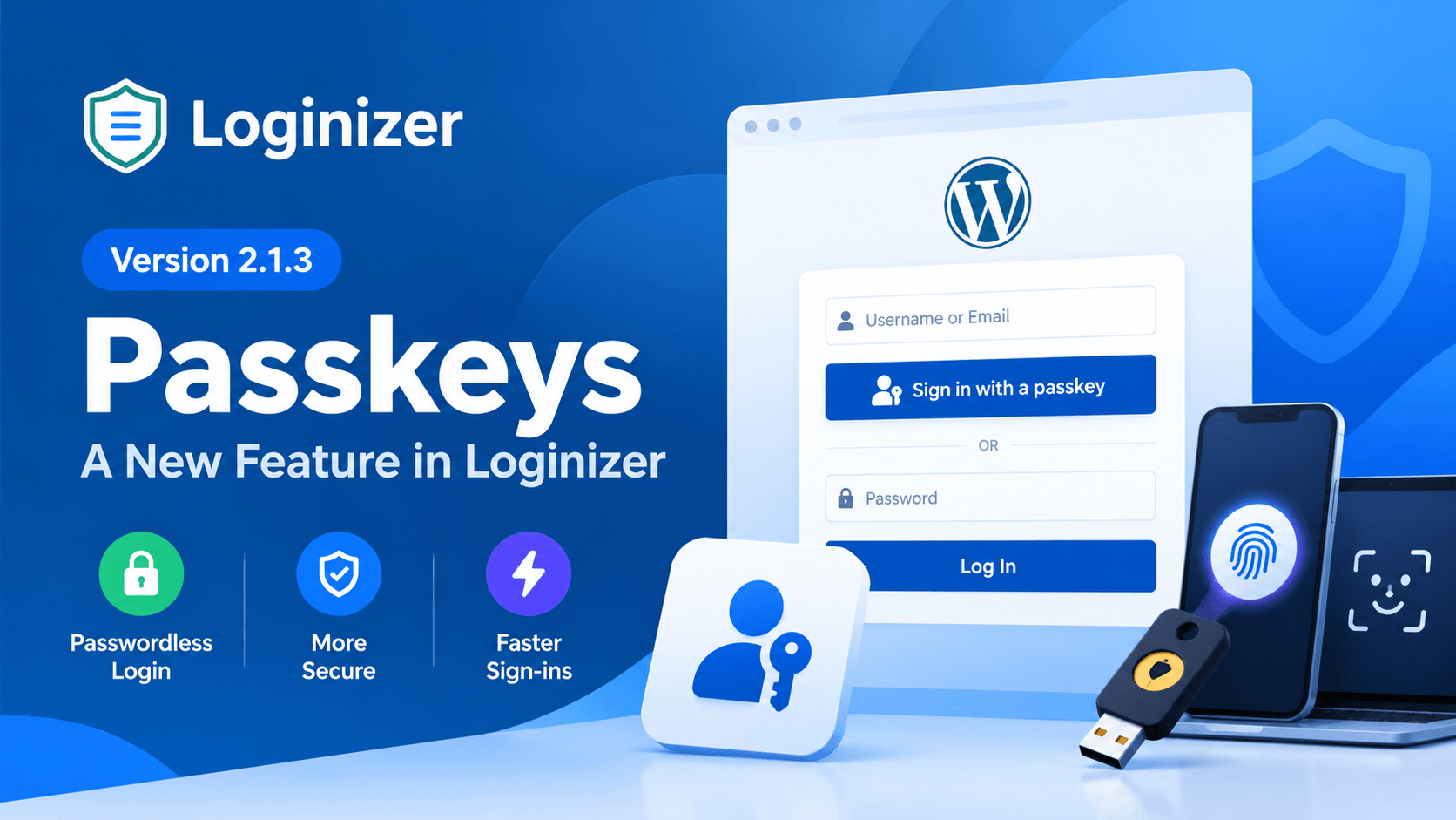 Loginizer 2.1.3: Passkeys